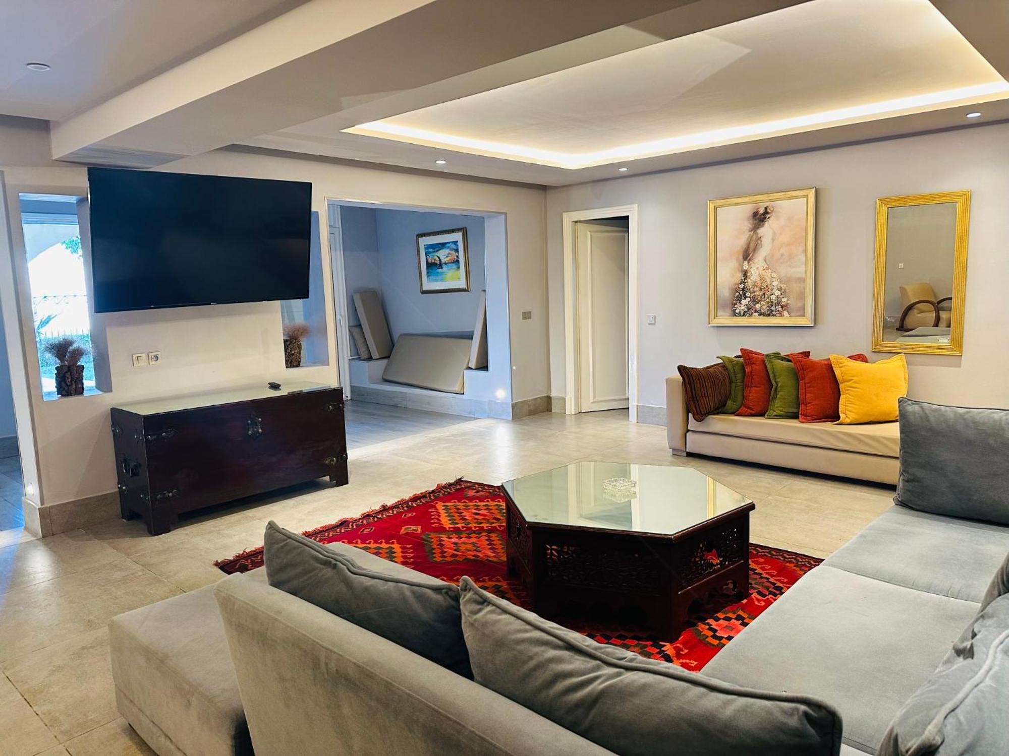 Penthouse Cosy Avec Piscine Privee Aparthotel Ла Марса Екстериор снимка
